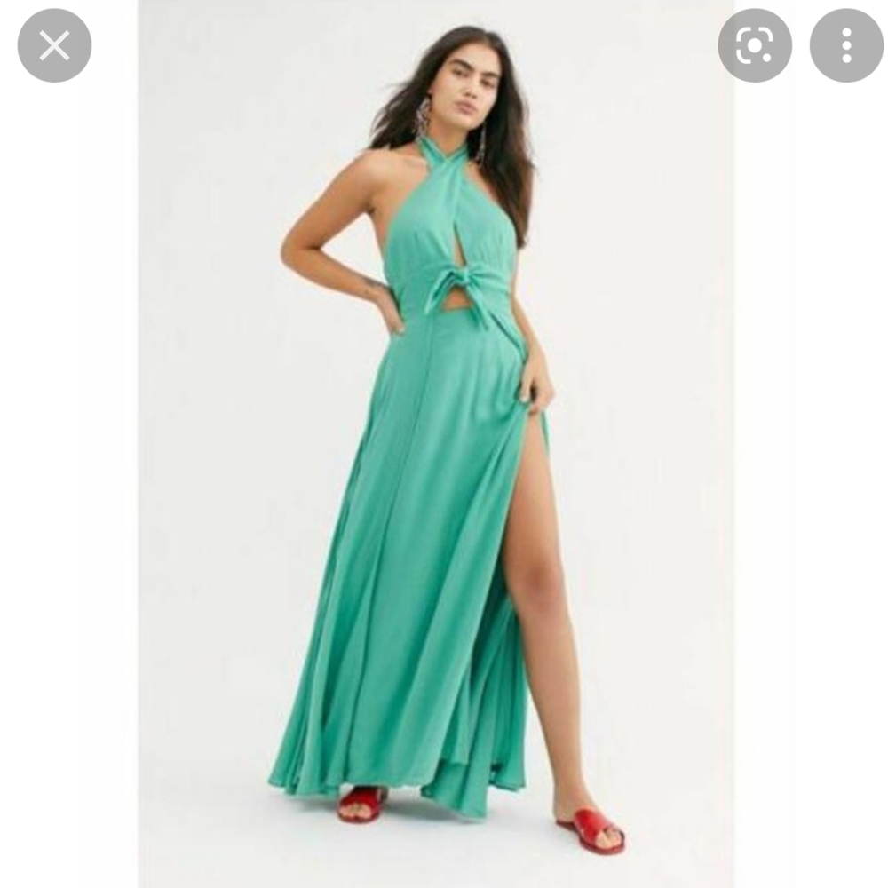 Free People My Long Time Love maxi dress XL BNWT💚